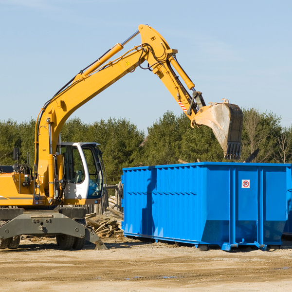 can i request a rental extension for a residential dumpster in Clifton OH